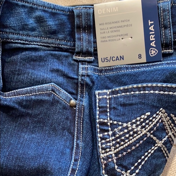 Ariat denim breeches new with tags - Picture 3 of 3